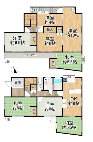 （リアル）間取_大塚大岩4-34