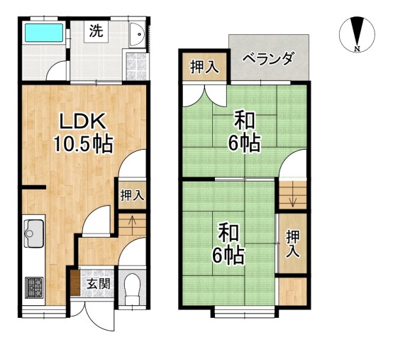 （リアル）間取_西京区松室北河原町6-12