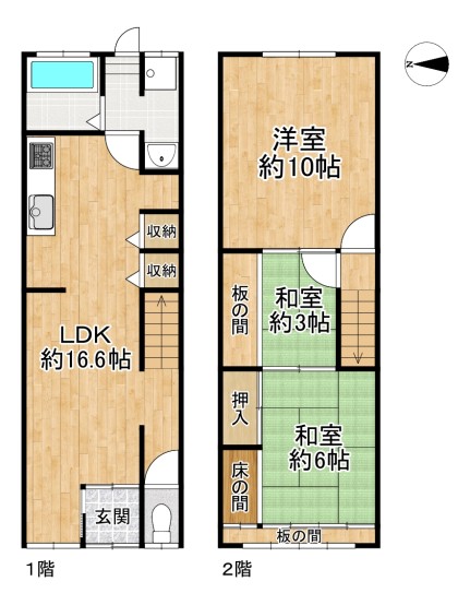 （リアル）間取_西京区上桂大野町23-12