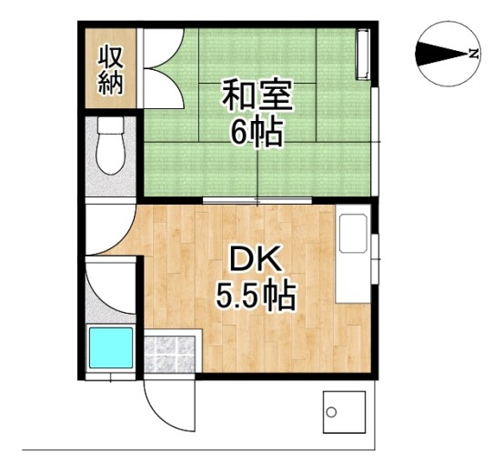 （リアル）間取_東野ハイツ302