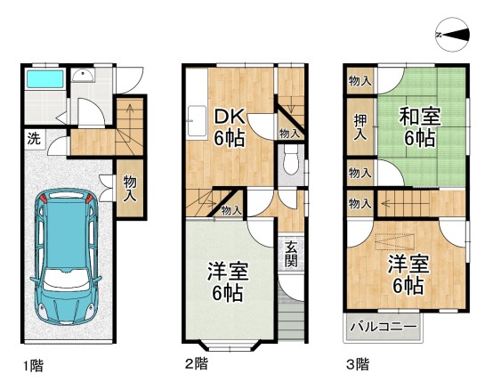 （リアル）間取_東野門口町35-28