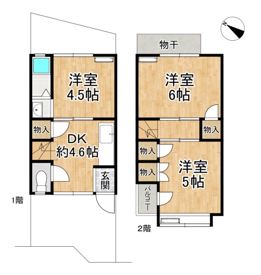 （リアル）間取_東野門口町9-41（山科パールハイツ）