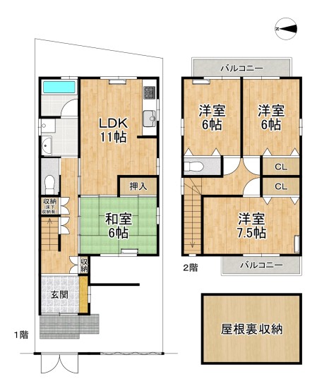 （リアル）間取_伏見区小栗栖森本町20-251