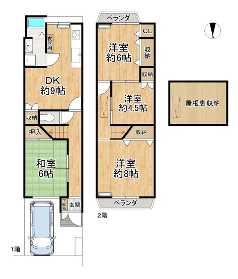 （リアル）間取_日ノ岡鴨土町31-13