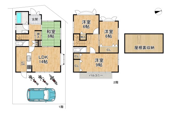 (リアル)間取_大津市横木2丁目9-2