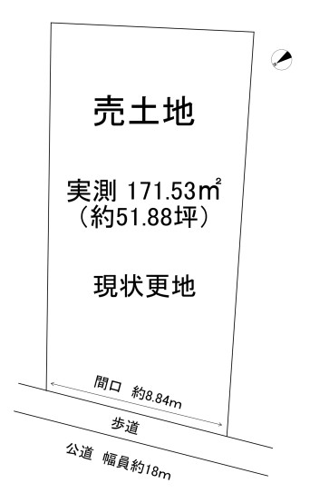 土地図_左京区静市市原町44