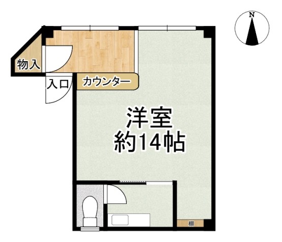 （リアル）間取_フジワラビル２Fテナント