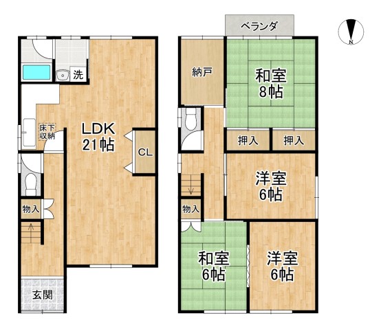 (リアル)間取_西野楳本町50-88