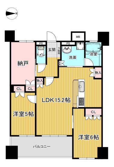 （リアル）間取_ヴェリテ・ラウロ山科音羽川507